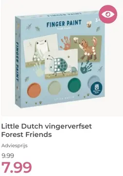 Aanbieding: Vingerverfset Forest Friends
