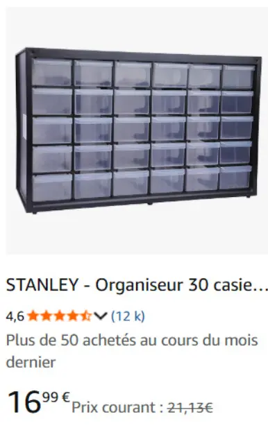 Offre: Organiseur 30 casiers