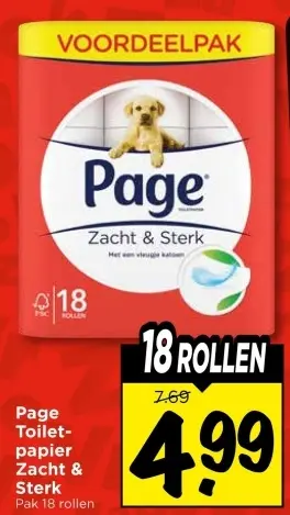 Aanbieding: Toiletpapier Zacht & Sterk