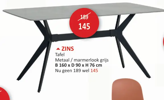 Promotie: Zins Tafel