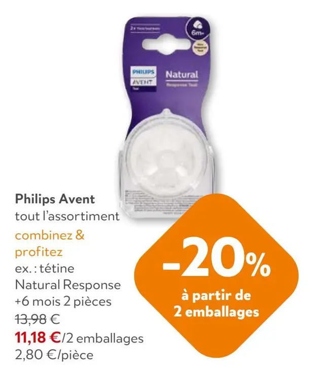 Offre: Philips Avent Natural Response