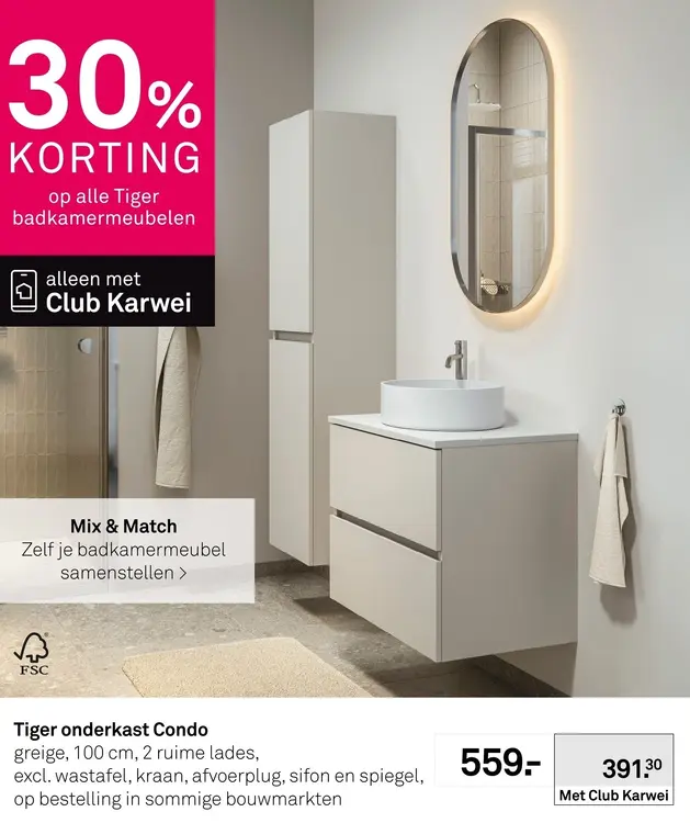 Aanbieding: Tiger onderkast Condo