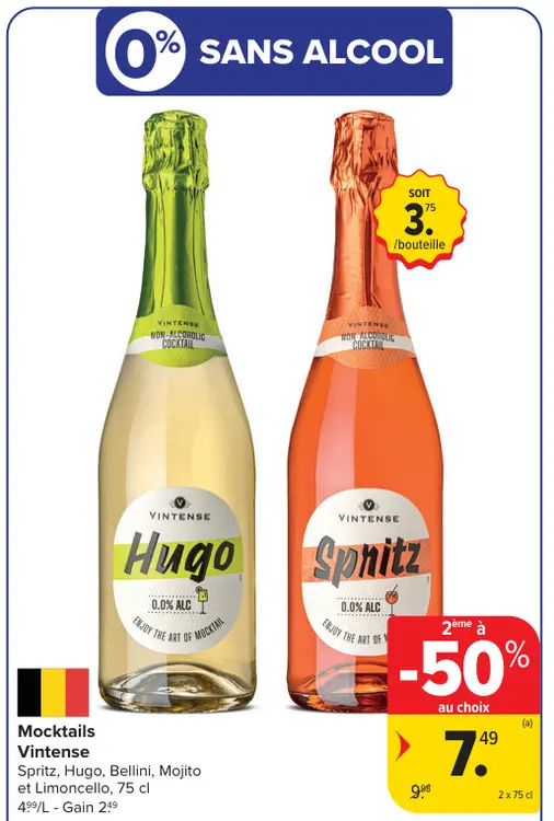Offre: Mocktails Vintense
