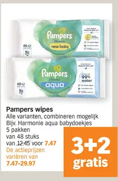 Aanbieding: Pampers wipes
