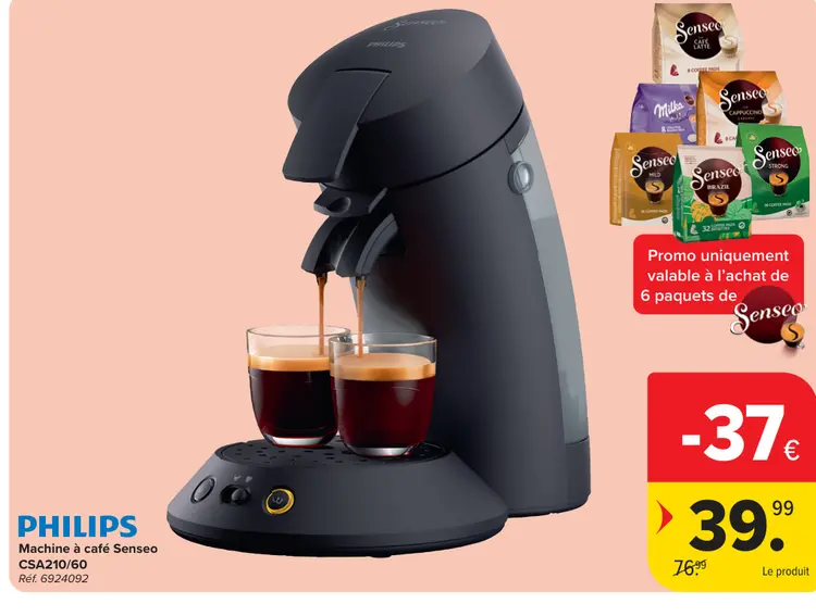 Offre: Machine à café Senseo CSA210/60