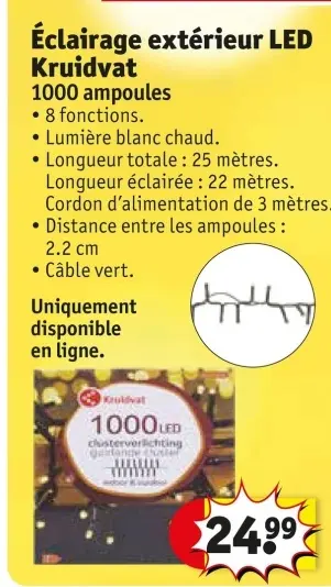 Offre: Éclairage extérieur LED