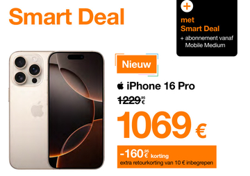 Aanbieding: iPhone 16 Pro