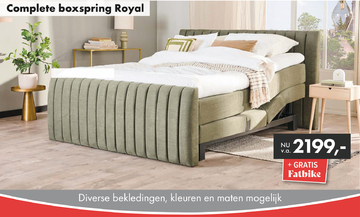 Aanbieding: Complete boxspring Royal