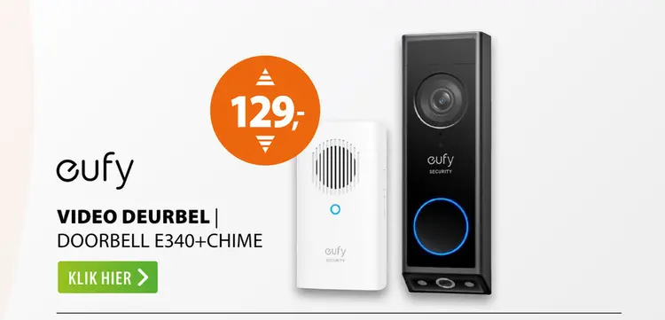 Aanbieding: Eufy Video Doorbell E340 + Chime