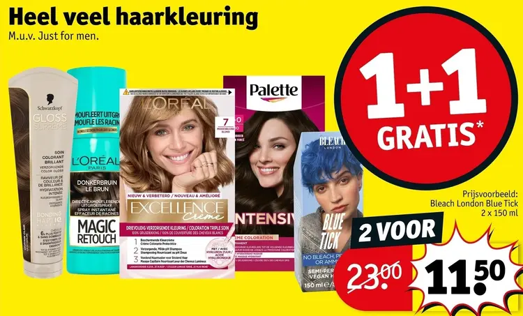 Aanbieding: Heel veel haarkleuring