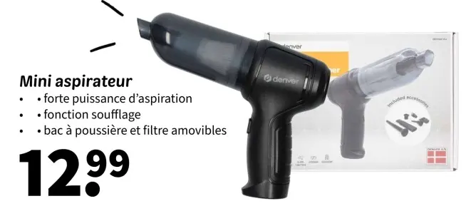 Offre: Mini aspirateur