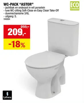 Aanbieding: Lafiness Astor WC-pack S