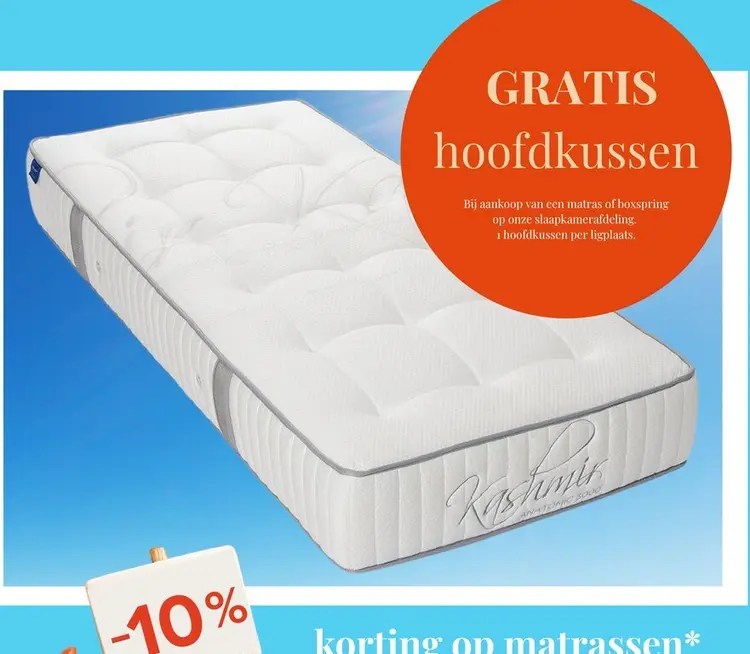 Promotie: matras