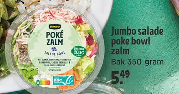 Aanbieding: Jumbo salade poke bowl zalm