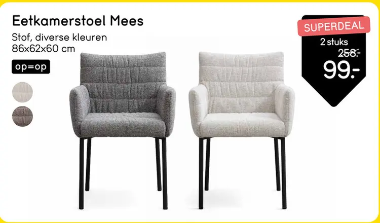 Aanbieding: Eetkamerstoel Mees