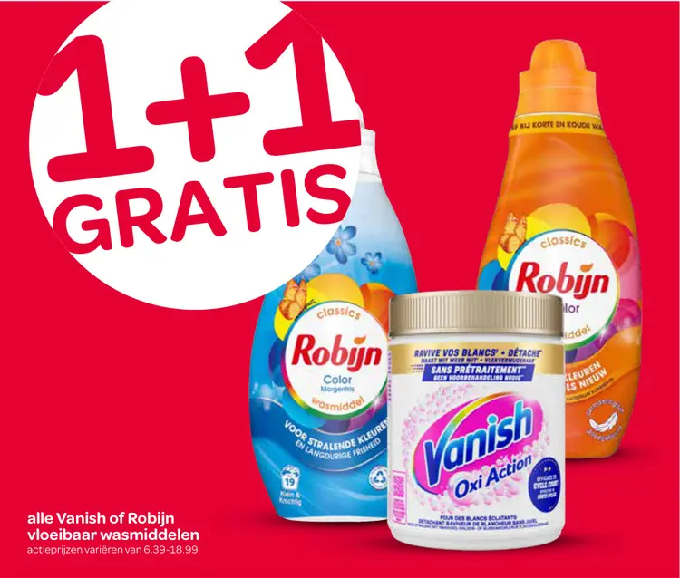 Aanbieding: Vloeibaar wasmiddelen