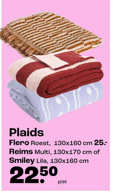 Aanbieding: Plaids