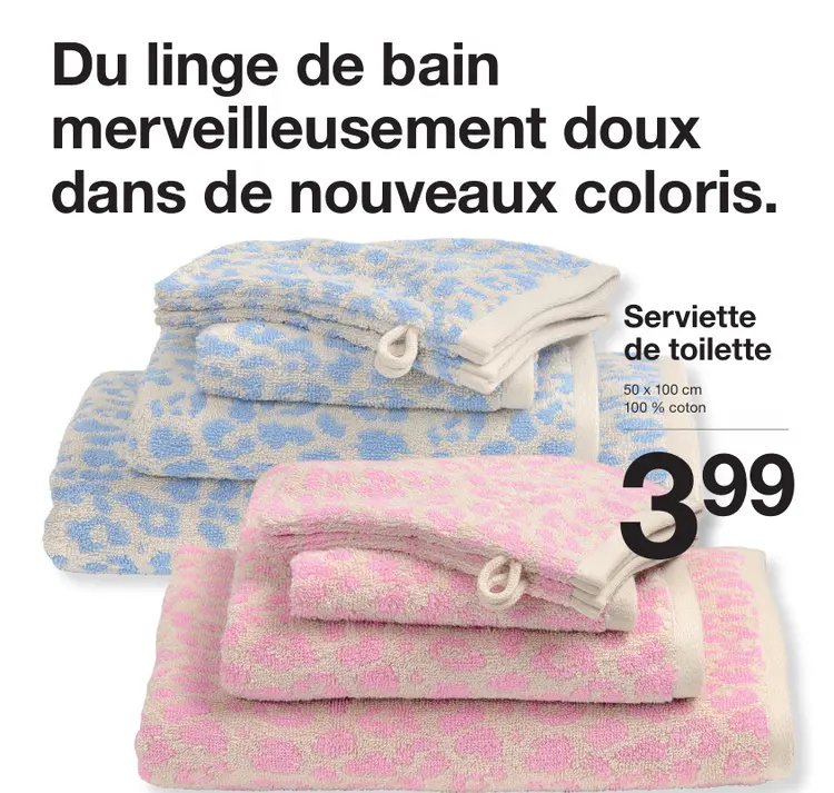 Offre: Serviette de toilette