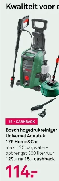 Aanbieding: Hogedrukreiniger Universal Aquatak 125 Home&Car
