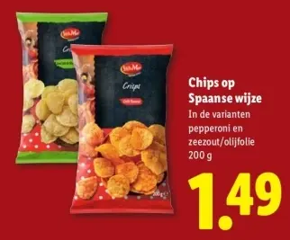 Aanbieding: Chips op Spaanse wijze