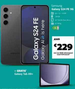 Aanbieding: Samsung Galaxy S24 FE 5G