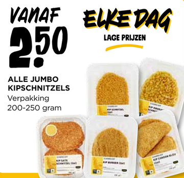 Aanbieding: ALLE JUMBO KIPSCHNITZELS