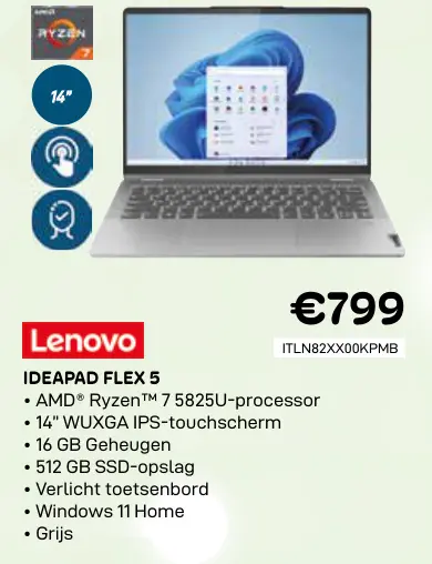 Promotie: Lenovo IDEAPAD FLEX 5