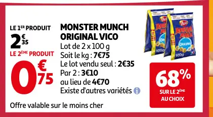 Offre: Monster munch original