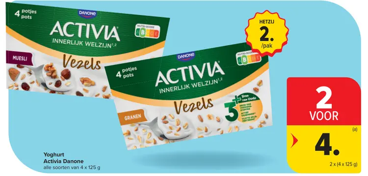 Promotie: Yoghurt Activia