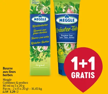 Offre: Beurre fines herbes portion