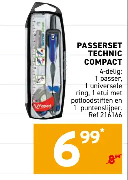 Promotie: Passerset technic compact