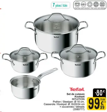 Offre: Set de cuisson / Kookset INTUITION
