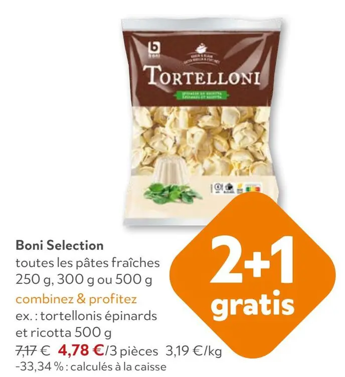 Offre: Toutes les pâtes fraîches