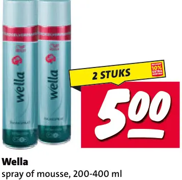 Aanbieding: Spray of mousse