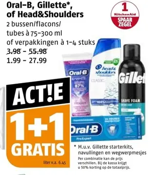 Aanbieding: Oral-B, Gillette, of Head&Shoulders