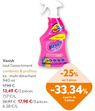 Offre: Vanish