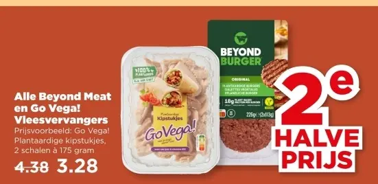 Aanbieding: Alle Beyond Meat en Go Vega! Vleesvervangers