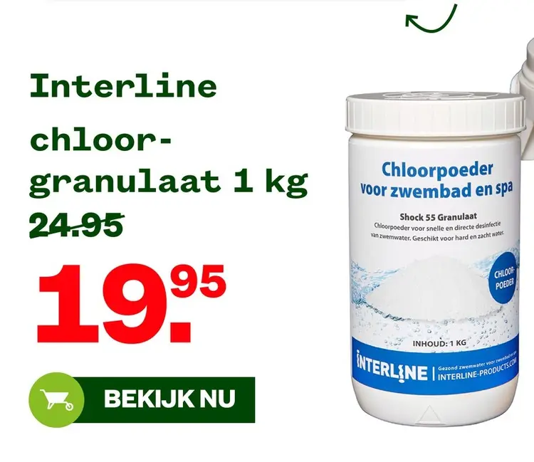 Aanbieding: Interline chloor-granulaat