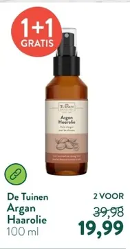 Aanbieding: De Tuinen Argan Haarolie