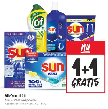 Aanbieding: Alle Sun of Cif