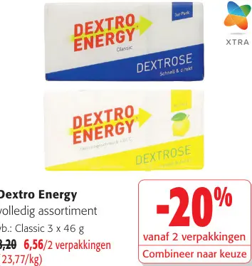 Promotie: Dextro Energy Volledig assortiment