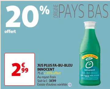 Aanbieding: JUS PLUS FA-BU-BLEU