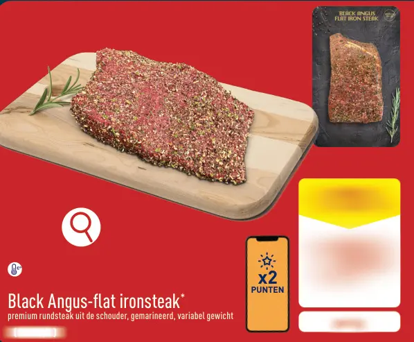 Promotie: Black Angus-flat ironsteak