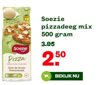 Aanbieding: pizzadeeg mix