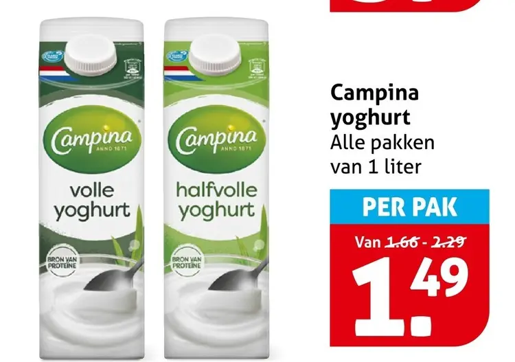 Aanbieding: yoghurt