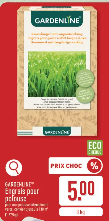 Offre: Engrais pour pelouse