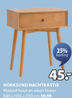 Aanbieding: HOKKSUND NACHTKASTJE