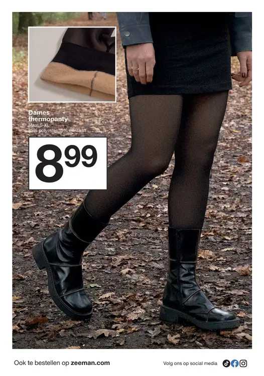 Promotie: Dames thermopanty