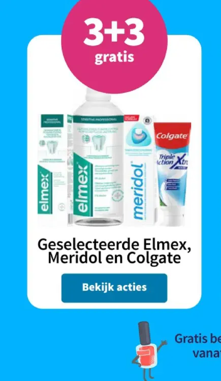 Aanbieding: Geselecteerde Elmex, Meridol en Colgate