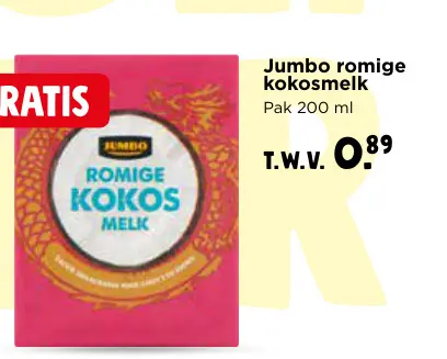 Promotie: Romige kokosmelk